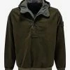 Stone Island Green Nylon-Blend Hooded Jacket