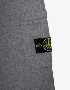 Stone Island Grey Compass Badge Hooded Tracksuit