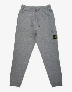 Stone Island Grey Compass Badge Hooded Tracksuit