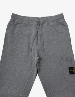 Stone Island Grey Compass Badge Sweat Pants
