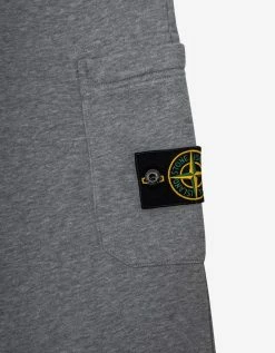 Stone Island Grey Compass Badge Sweat Pants