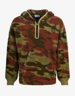 Stone Island Heritage Camo Pile Hoodie Clothing