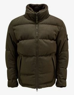 Stone Island Khaki SW 3L Down_Ghost Piece Jacket