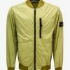 Stone Island Clothing Light Green Skin Touch Nylon-TC Bomber Jacket