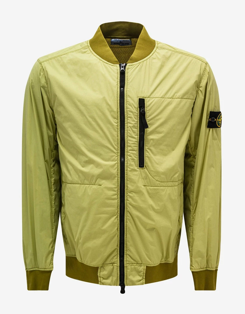 Best deal 🔥 Stone Island Clothing Light Green Skin Touch Nylon-TC Bomber Jacket 🥰 3 Stone Island Clothing Light Green Skin Touch Nylon-TC Bomber Jacket