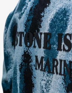 Stone Island Marina Graphic Print Sweatshirt Clothing
