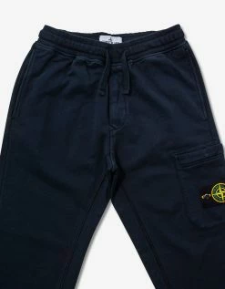 Stone Island Clothing Navy Blue Compass Logo Hooded Tracksuit