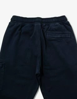 Stone Island Navy Blue Compass Logo Sweat Pants