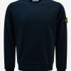 Stone Island Navy Blue Compass Logo Sweatshirt