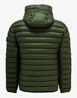 Stone Island Olive Bio-Based Ripstop Nylon Down Jacket Clothing