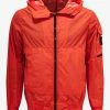 Stone Island Orange Naslan Light Watro Windbreaker