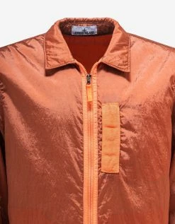 Stone Island Peach Nylon Metal Overshirt Clothing