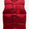 Stone Island Red Nylon Metal Down Gilet
