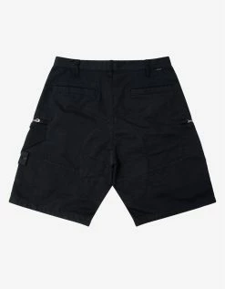 Stone Island Shadow Project Clothing Black Bermuda Cargo Shorts