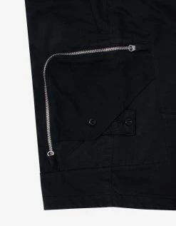 Stone Island Shadow Project Clothing Black Bermuda Cargo Shorts
