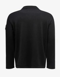 Stone Island Shadow Project Black Chest Pocket Zip Cardigan