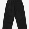 Stone Island Shadow Project Black Linen-Blend Cropped Trousers