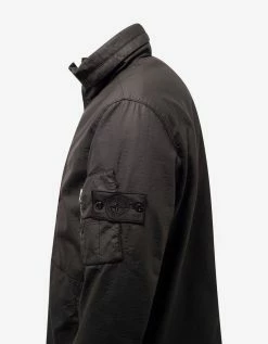 Stone Island Shadow Project Black Poly-Hide 2L 3/4 Jacket Clothing