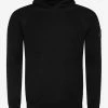 Stone Island Shadow Project Black Ribbed Knitted Hoodie