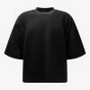 Stone Island Shadow Project Black Short Sleeve Sweatshirt Clothing