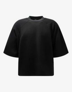 Stone Island Shadow Project Black Short Sleeve Sweatshirt Clothing