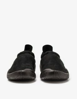 Stone Island Shadow Project Black Slip-on Suede Trainers