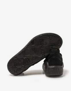 Stone Island Shadow Project Black Slip-on Suede Trainers