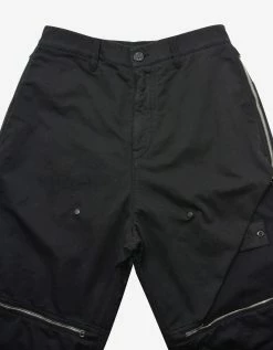 Stone Island Shadow Project Clothing Black Vented Panel Trousers