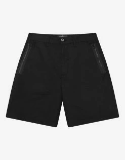 Stone Island Shadow Project Black Zip Chino Shorts