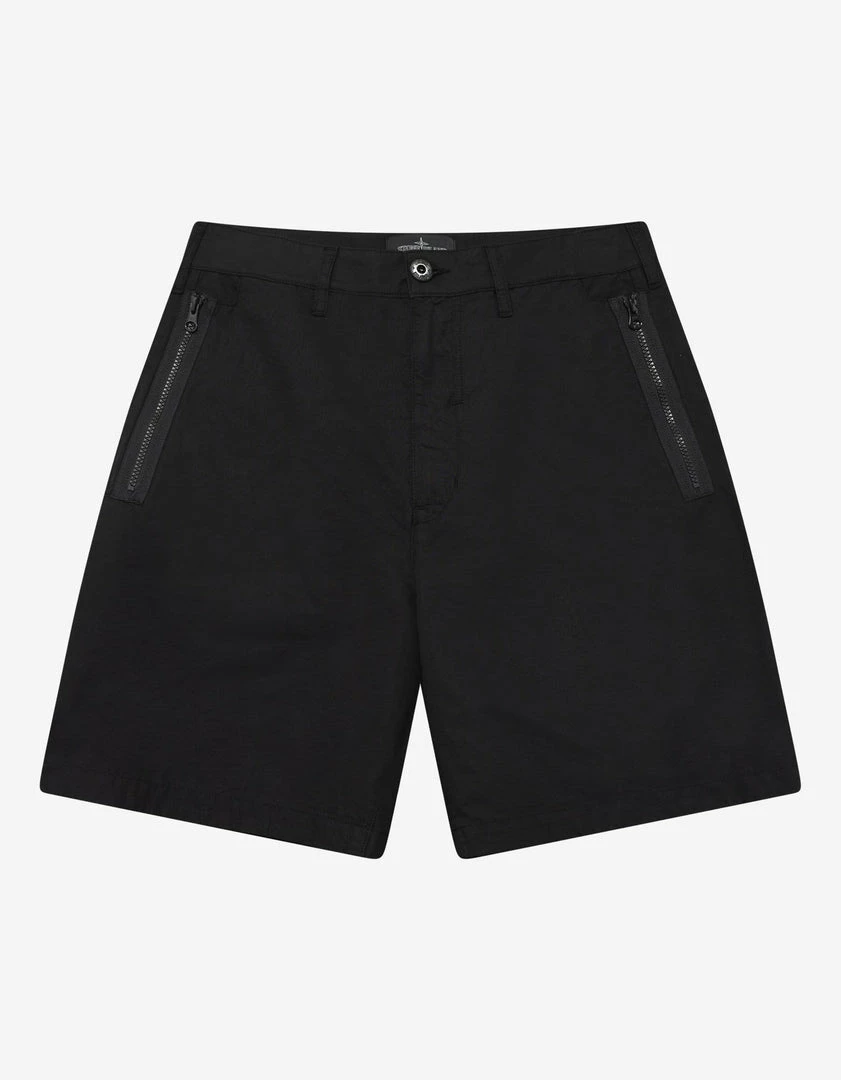 Best Sale π Stone Island Shadow Project Black Zip Chino Shorts π₯° 3 Stone Island Shadow Project Black Zip Chino Shorts