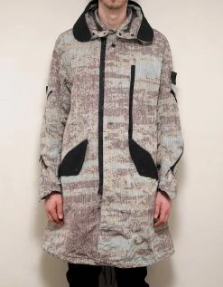 Stone Island Shadow Project Clothing DPM Chiné Rust Brown Articulated Fishtail Parka