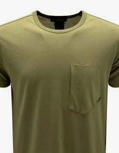 Stone Island Shadow Project Green Geometric Graphic T-Shirt