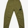 Stone Island Shadow Project Green Vented Panel Trousers Clothing