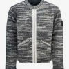 Stone Island Shadow Project Clothing Grey Chapter 2 Knitted Cardigan