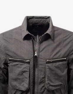 Stone Island Shadow Project Grey Naslan Ripstop Overshirt