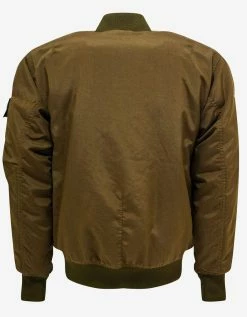 Stone Island Shadow Project Khaki Hollowcore Poly Light Bomber Jacket Clothing
