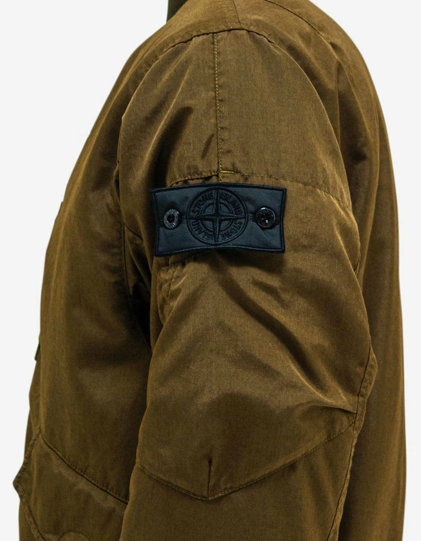 Wholesale 🔥 Stone Island Shadow Project Khaki Hollowcore Poly Light Bomber Jacket Clothing 🎁 7 Stone Island Shadow Project Khaki Hollowcore Poly Light Bomber Jacket Clothing