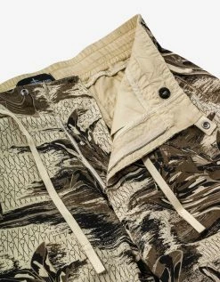 Stone Island Shadow Project Khaki Printed Bermuda Shorts