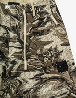 Stone Island Shadow Project Khaki Printed Bermuda Shorts