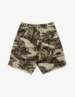 Stone Island Shadow Project Khaki Printed Bermuda Shorts