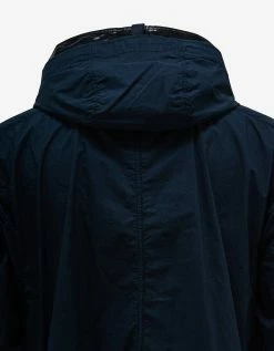 Stone Island Shadow Project Clothing Navy Blue HD Pelleovo Cotton-TC Short Parka Jacket