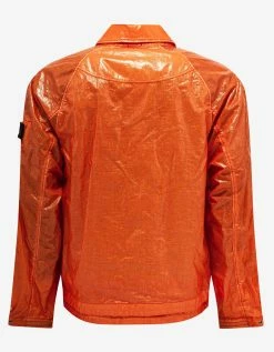 Stone Island Shadow Project Orange Glass Linen-TC Jacket Clothing