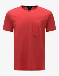 Stone Island Shadow Project Red Geometric Graphic T-Shirt