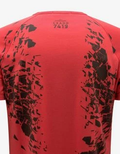 Stone Island Shadow Project Red Geometric Graphic T-Shirt