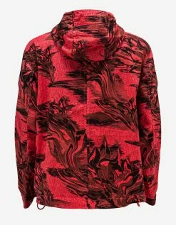 Stone Island Shadow Project Red Printed Linen Cordura-TC Jacket