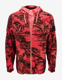 Stone Island Shadow Project Red Printed Linen Cordura-TC Jacket
