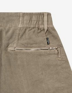 Stone Island Shadow Project Sand Linen-Blend Cropped Trousers