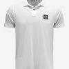 Stone Island Clothing White Compass Logo Polo T-Shirt