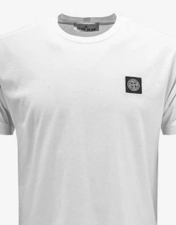 Stone Island Clothing White Compass Patch T-Shirt