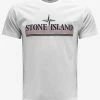 Stone Island White Tricromia One Print T-Shirt